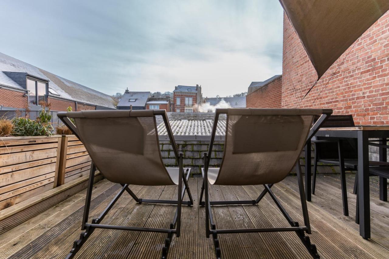 Ardenne Bnb Gite Urbain Avec Terrasse Marche-en-Famenne Eksteriør billede